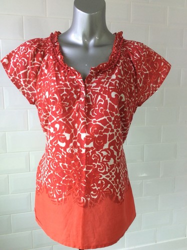 Size john rocha red orange - size,