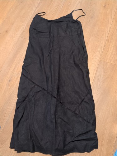 Women black linen - women's,