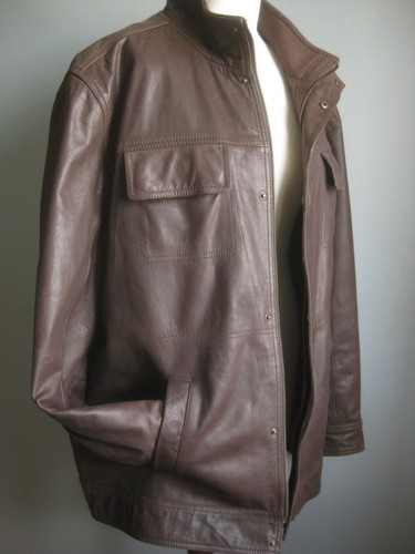 John rocha leather coat - john,