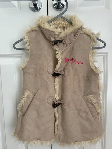 John rocha girls beige button - rocha,