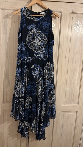 John rocha navy floral blue - rocha,